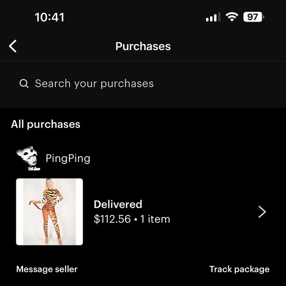 Velvet Tiger Bodysuit - Picture 6 of 12